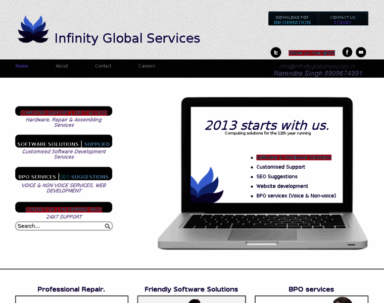 Infinityglobalservices.in thumbnail