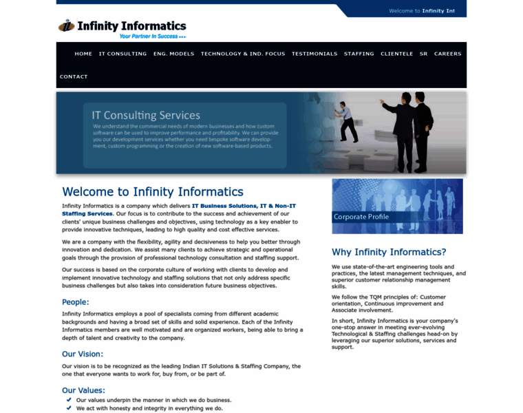 Infinityinformatics.com thumbnail