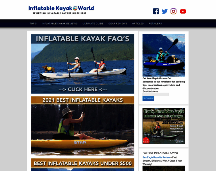 Inflatablekayakworld.com thumbnail