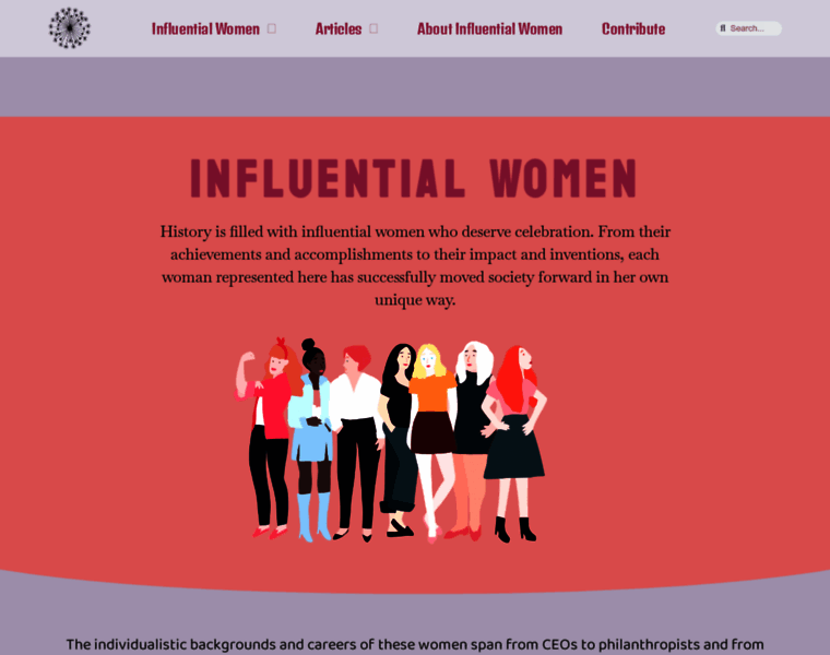 Influential-women.com thumbnail