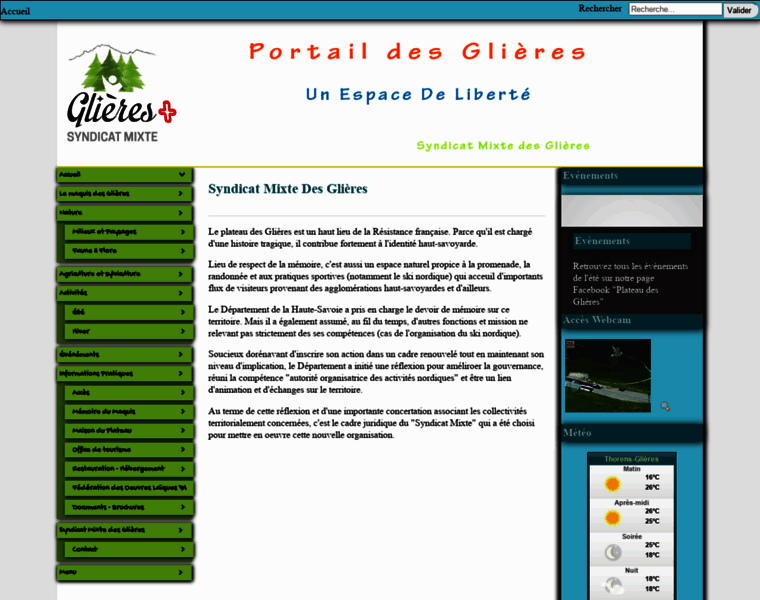 Info-glieres.fr thumbnail