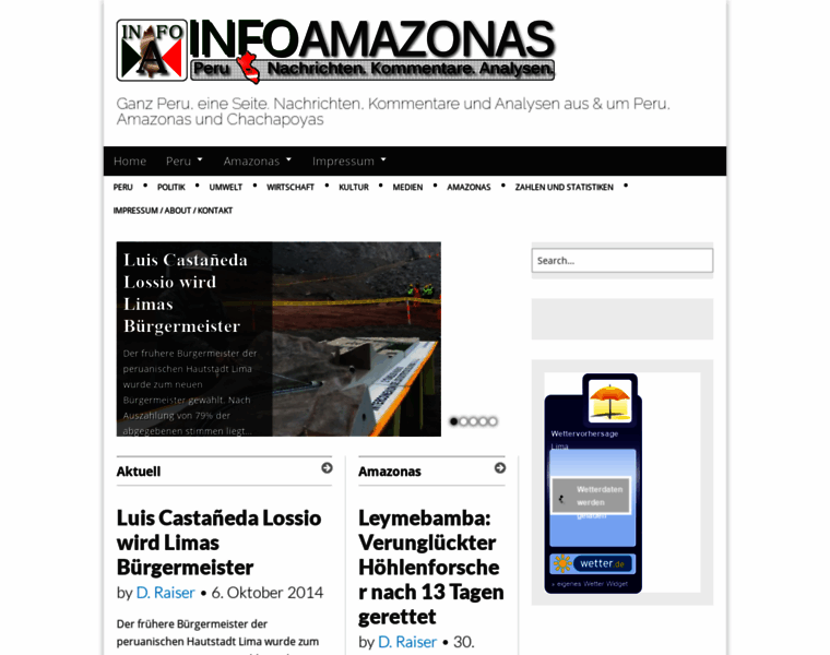 Infoamazonas.de thumbnail