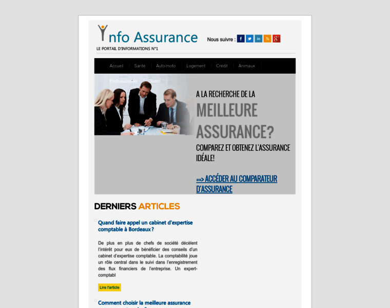 Infoassurance.fr thumbnail