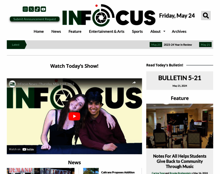 Infocusnews.tv thumbnail