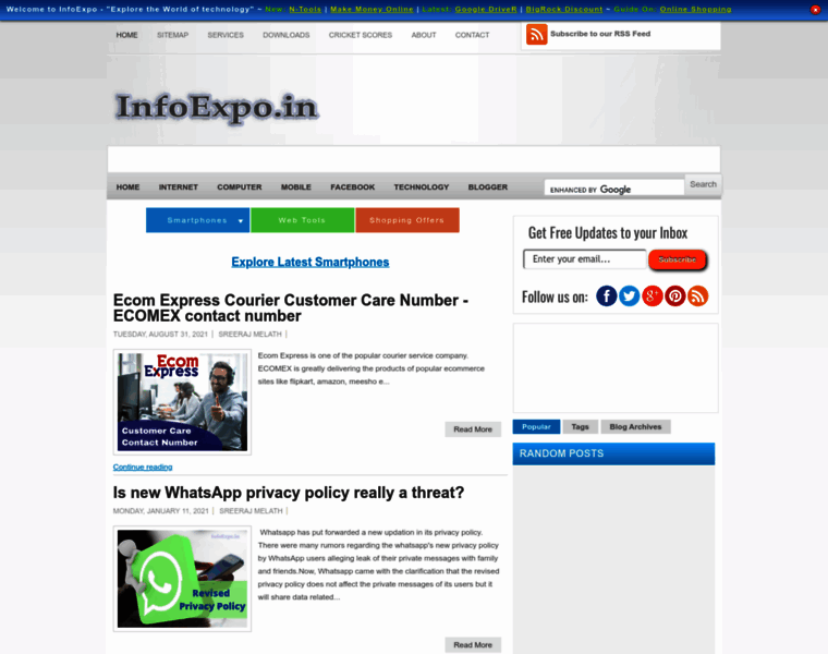 Infoexpo.in thumbnail