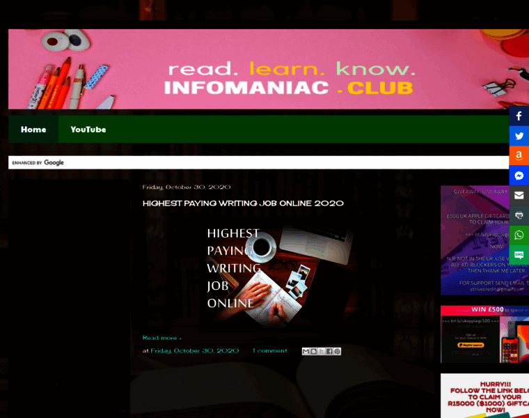 Infomaniac.club thumbnail