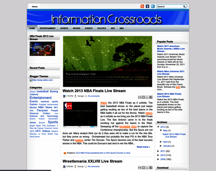 Informationcrossroads.blogspot.com thumbnail