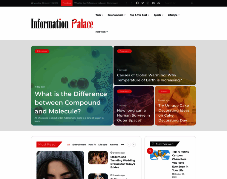 Informationpalace.com thumbnail