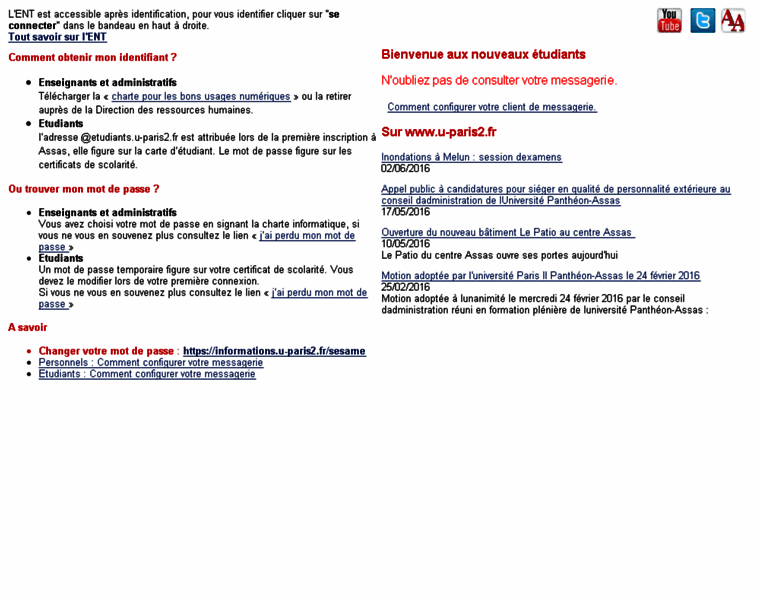 Informations.u-paris2.fr thumbnail