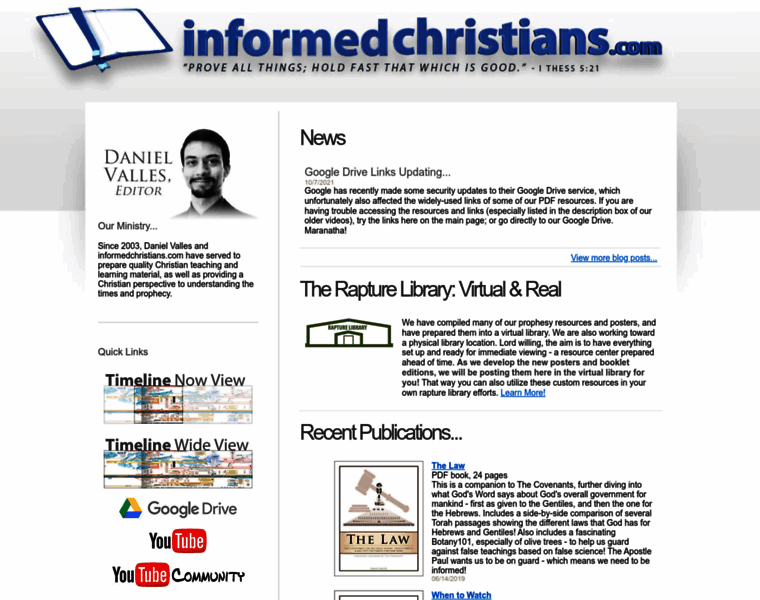 Informedchristians.com thumbnail