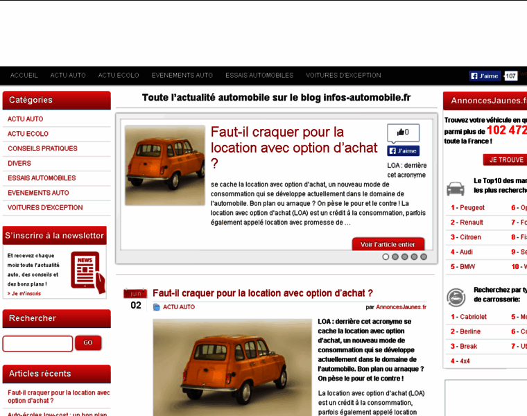 Infos-automobile.fr thumbnail