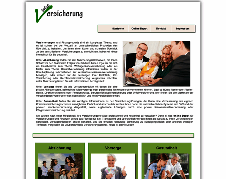 Infos-versicherung.de thumbnail