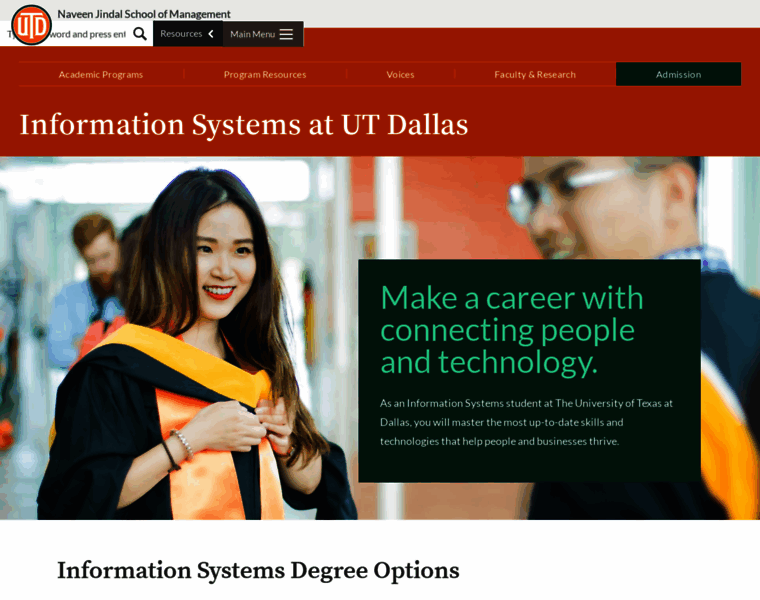 Infosystems.utdallas.edu thumbnail