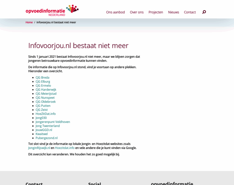 Infovoorjou.nl thumbnail