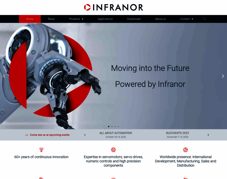Infranor.com thumbnail