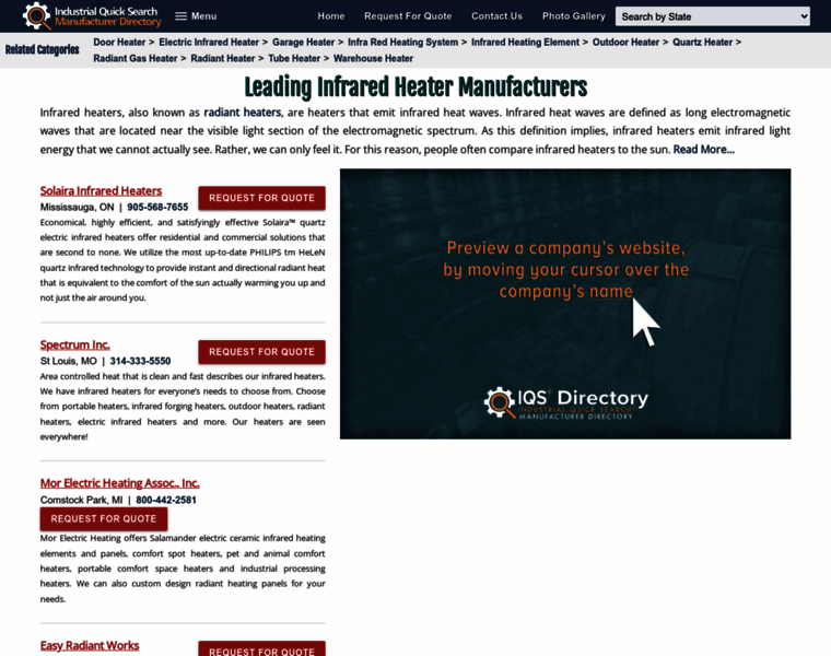 Infraredheaters.net thumbnail Infraredheaters.net thumbnail