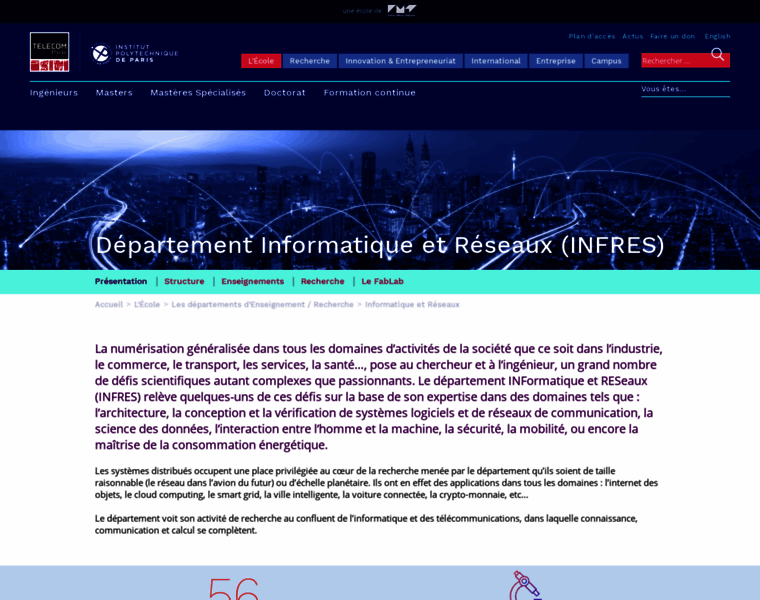 Infres.telecom-paristech.fr thumbnail