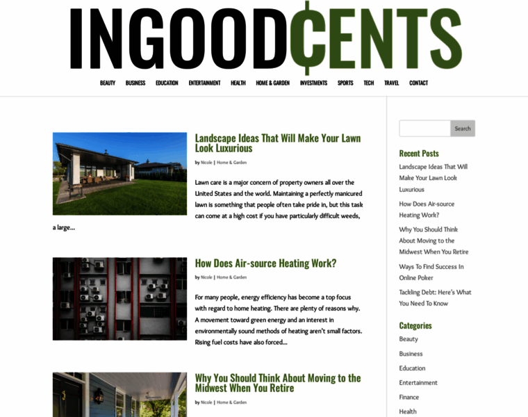 Ingoodcents.com thumbnail
