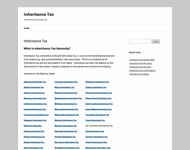 Inheritancetax.us thumbnail