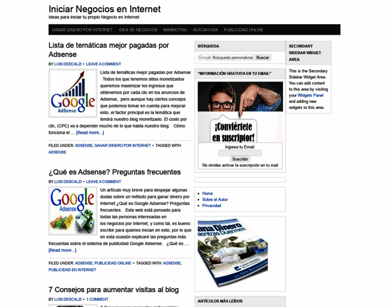 Iniciarnegocios.com thumbnail