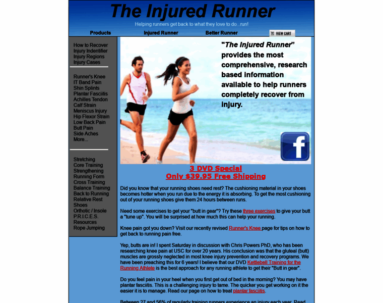 Injuredrunner.com thumbnail