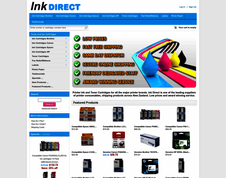 Ink-direct.co.nz thumbnail