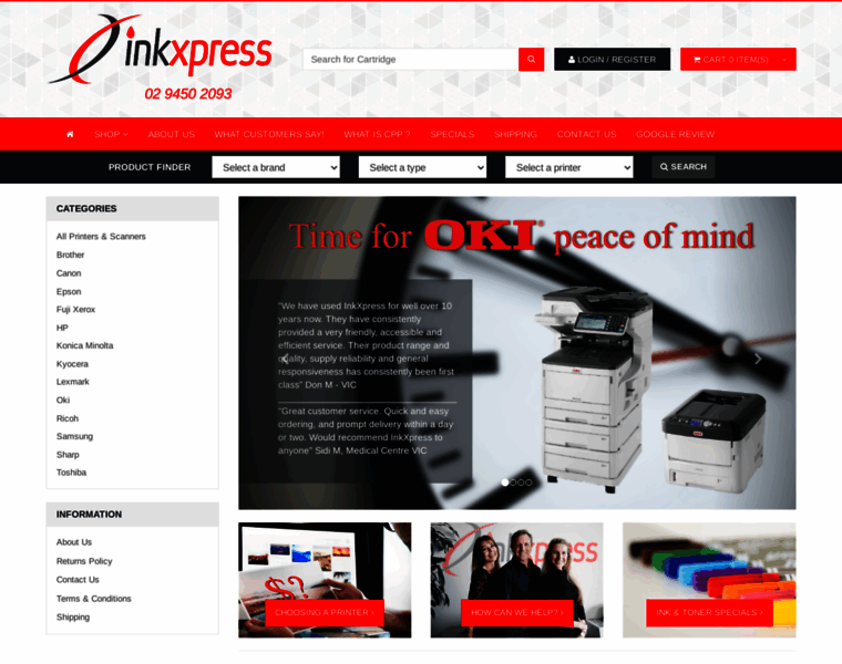 Inkxpress.com.au thumbnail