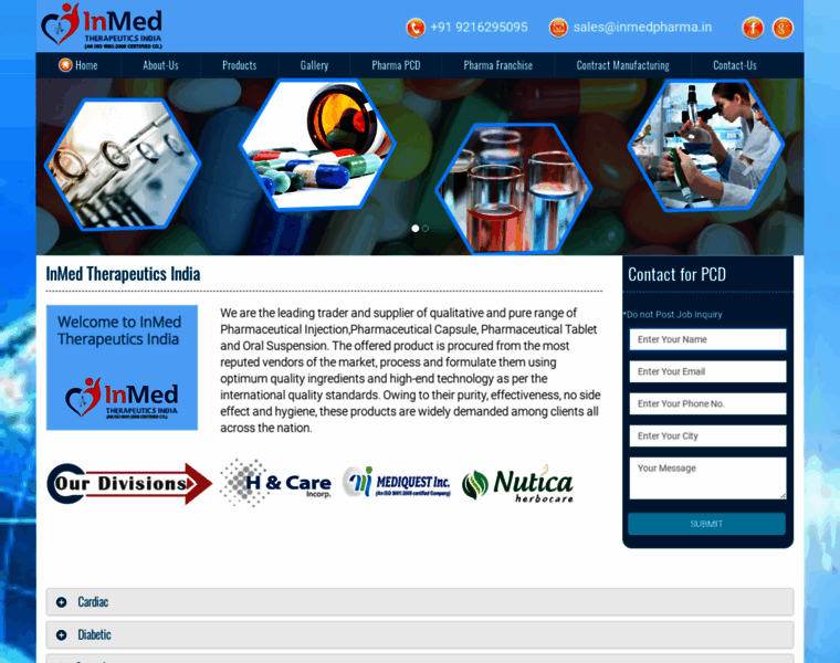 Inmedpharma.in thumbnail Inmedpharma.in thumbnail