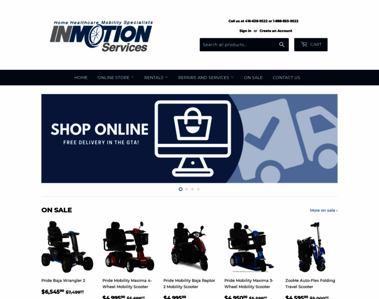 Inmotionservices.ca thumbnail