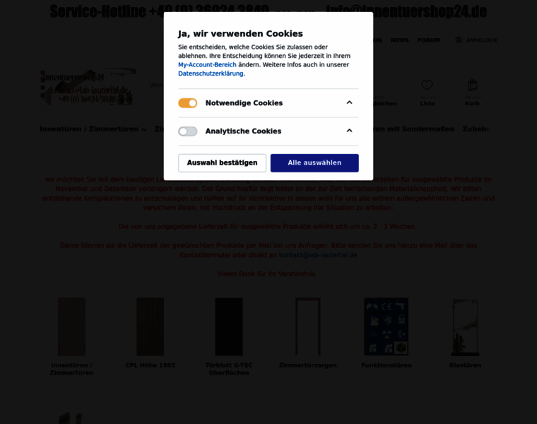 Innentuershop24.de thumbnail