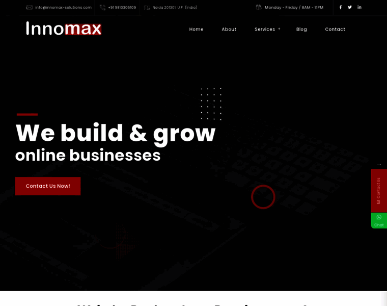 Innomax-solutions.com thumbnail