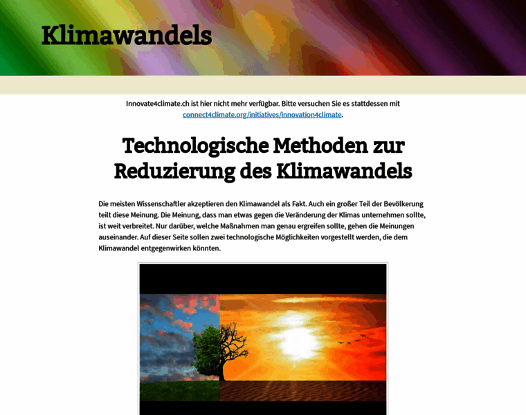 Innovate4climate.ch thumbnail