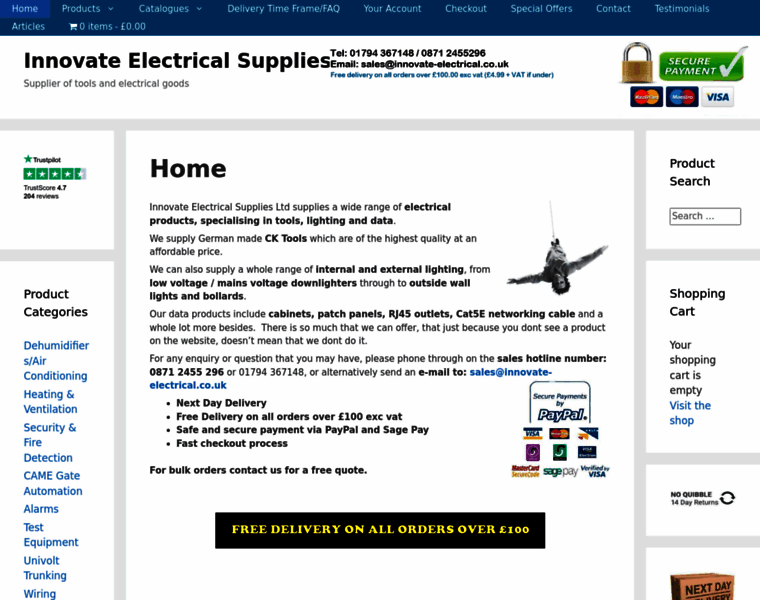 Innovateelectricalsupplies.co.uk thumbnail