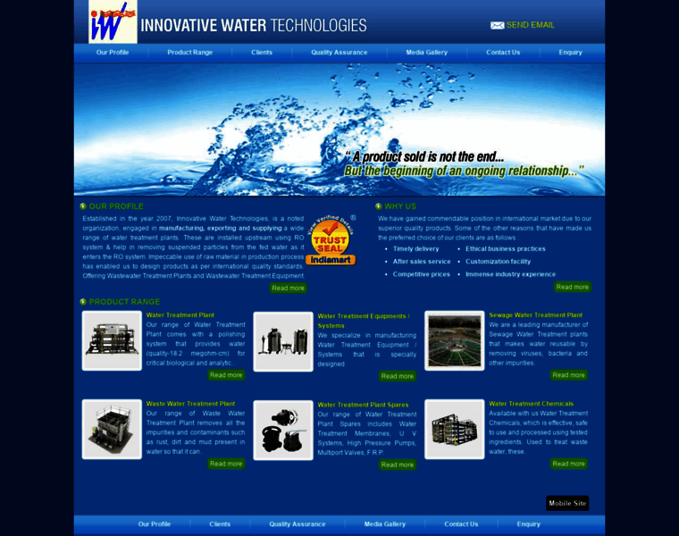Innovativewatertechnologies.co.in thumbnail
