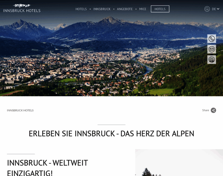 Innsbruck-hotels.at thumbnail