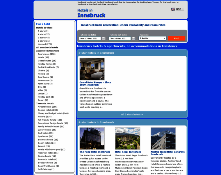 Innsbruckhotel.net thumbnail