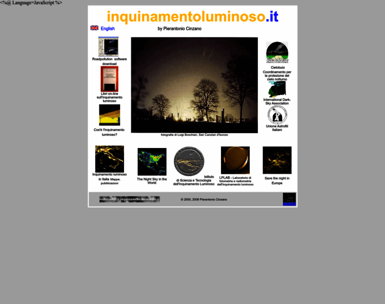 Inquinamentoluminoso.it thumbnail