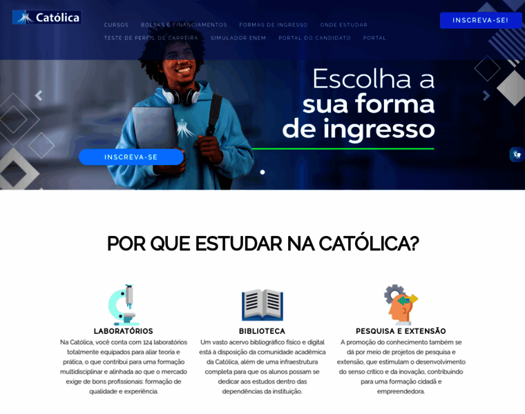 Inscricaoucb.catolica.edu.br thumbnail