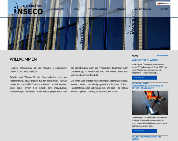 Inseco-metalltechnik.de thumbnail