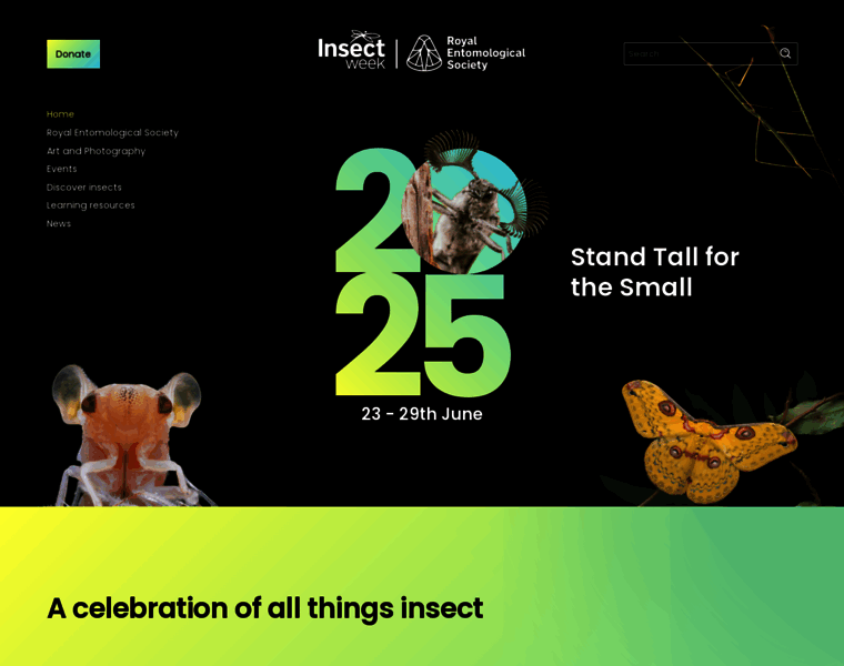 insectweek.co.uk at WI. 23 - 29 June 2025 - Insect Week