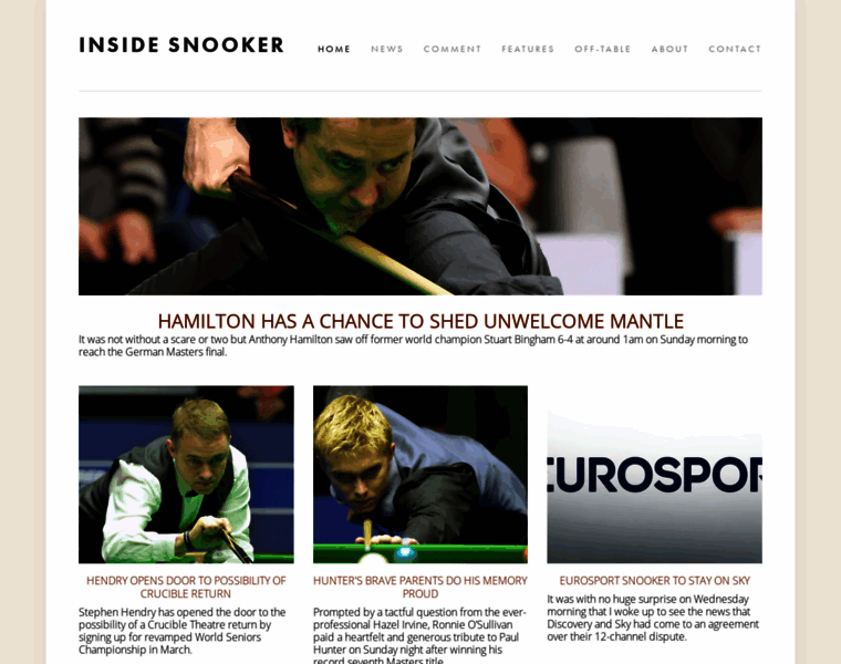 Inside-snooker.com thumbnail