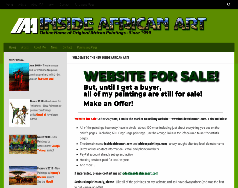 Insideafricanart.com thumbnail