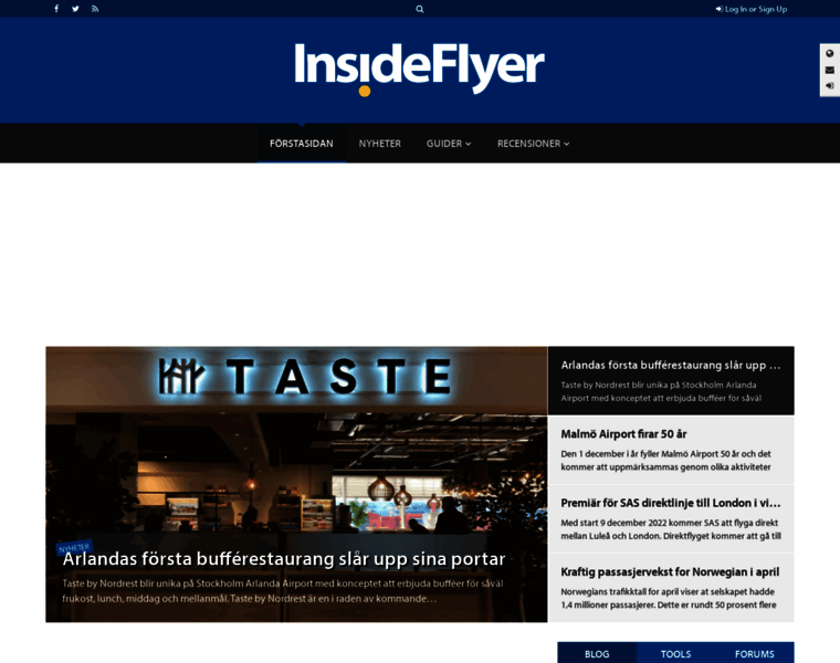 Insideflyer.se thumbnail