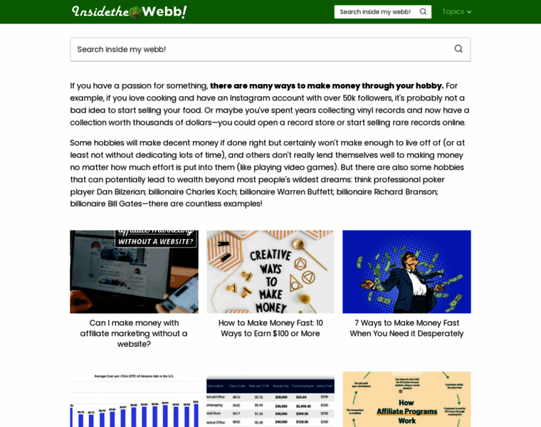 Insidethewebb.com thumbnail