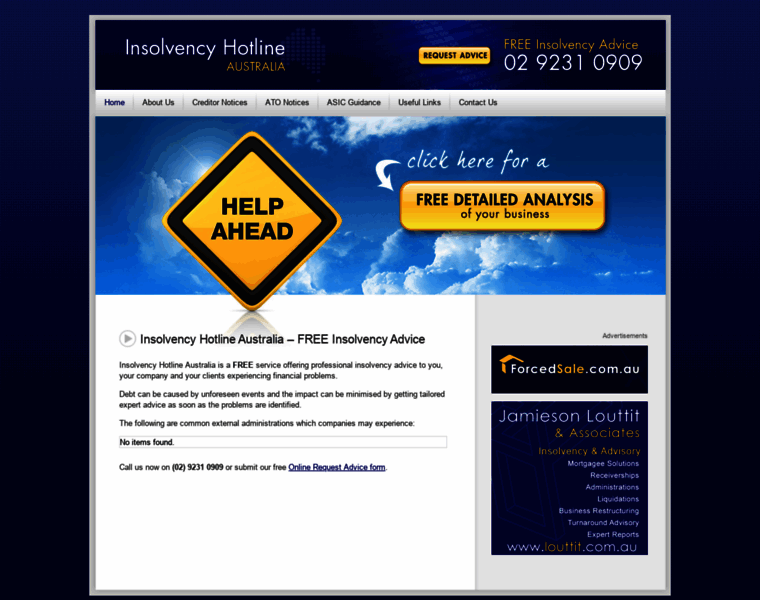 Insolvencyhotline.com.au thumbnail
