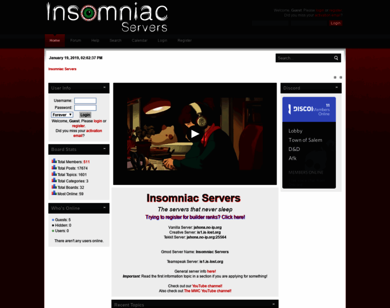 Insomniacservers.com thumbnail