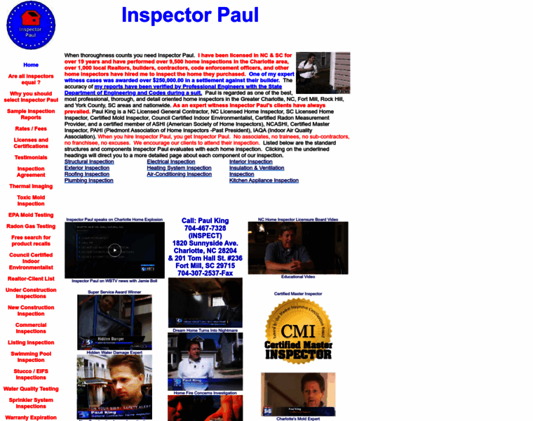 Inspectorpaul.com thumbnail