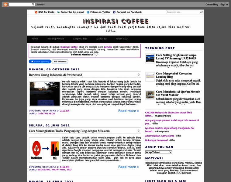 Inspirasicoffee.com thumbnail