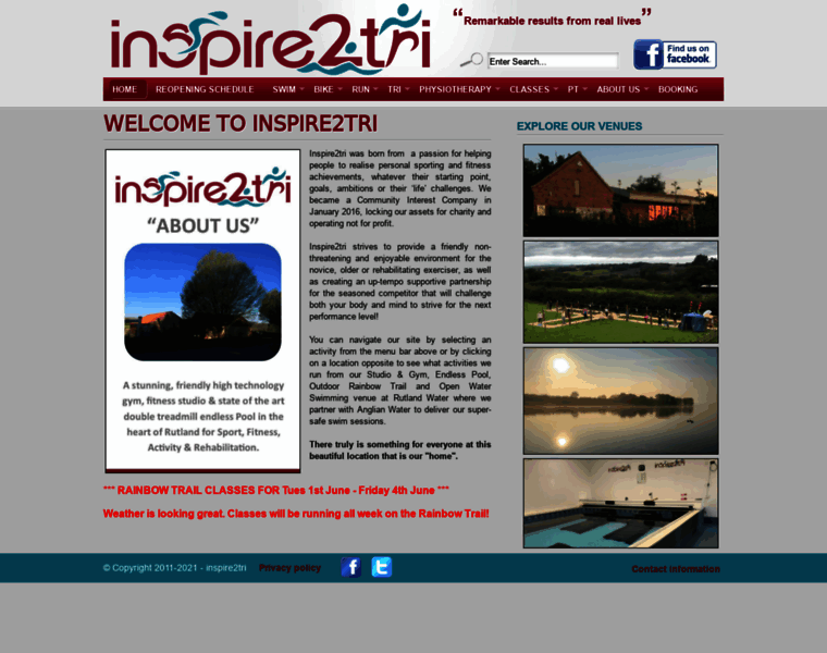 Inspire2tri.com thumbnail