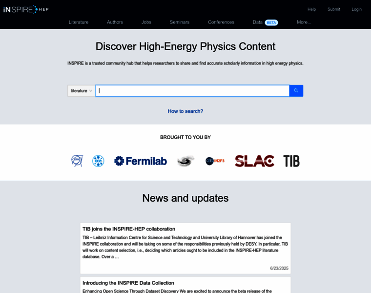 Inspirehep.net thumbnail Inspirehep.net thumbnail